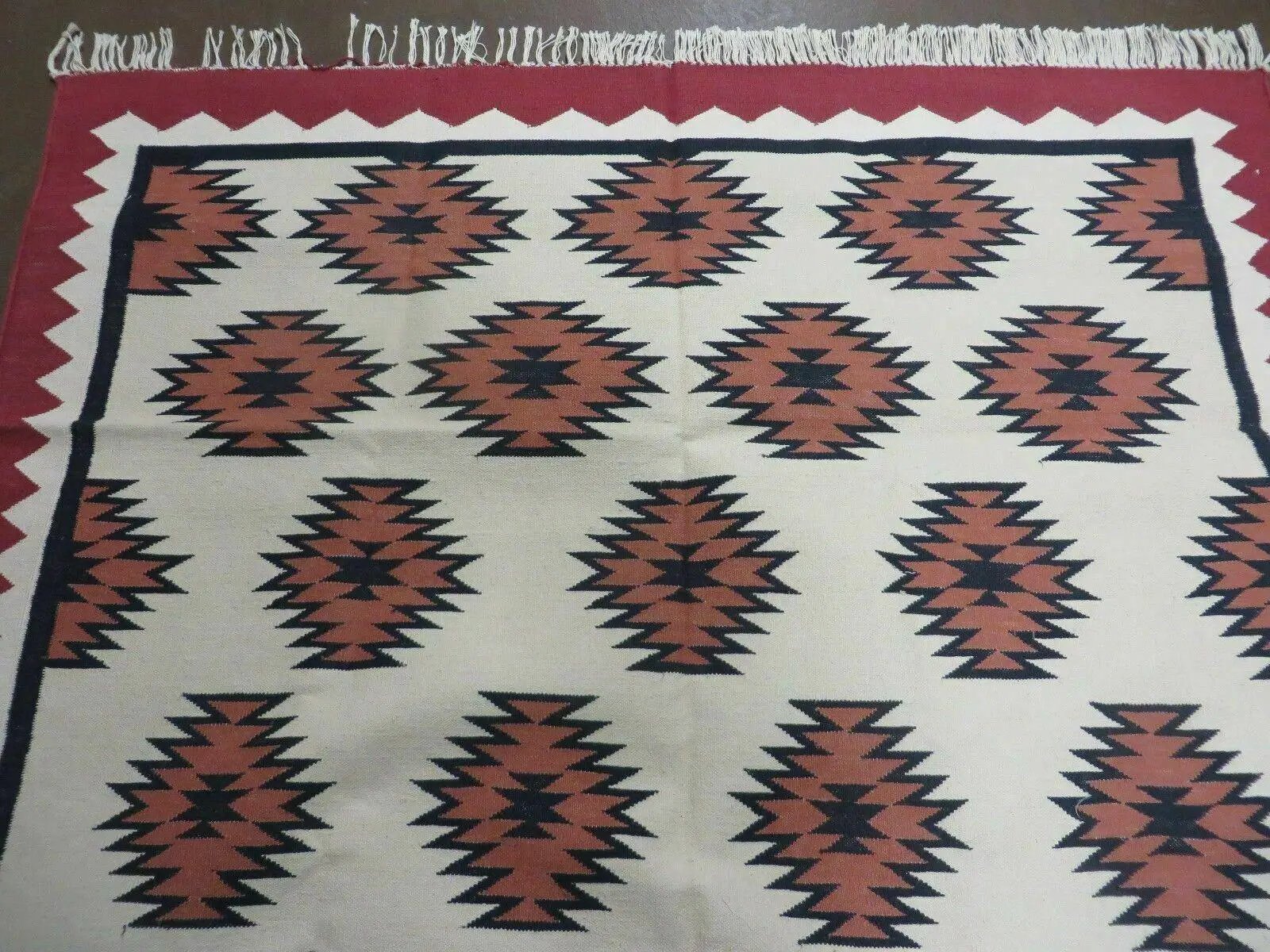 5' X 8' Hand Woven Wool Rug Contemporary Kilim Dhurrie Modern Oriental Area Rug by Jewel Rugs
