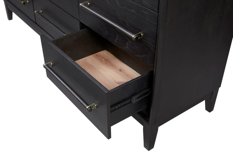 9 Drawer Dresser - Black by Unique Piece Furniture