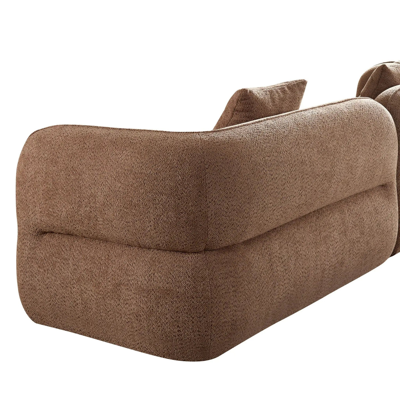 Sectional Sofa With Durable Fabric, Solid Wood Frame, And High Density Sponge Fill by HouseOfZazla