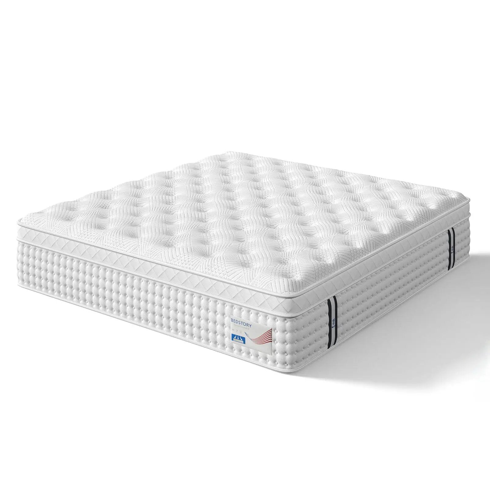 14" King Hybrid Mattress, Memory Foam & Pocket Spring Bed by HouseOfZazla