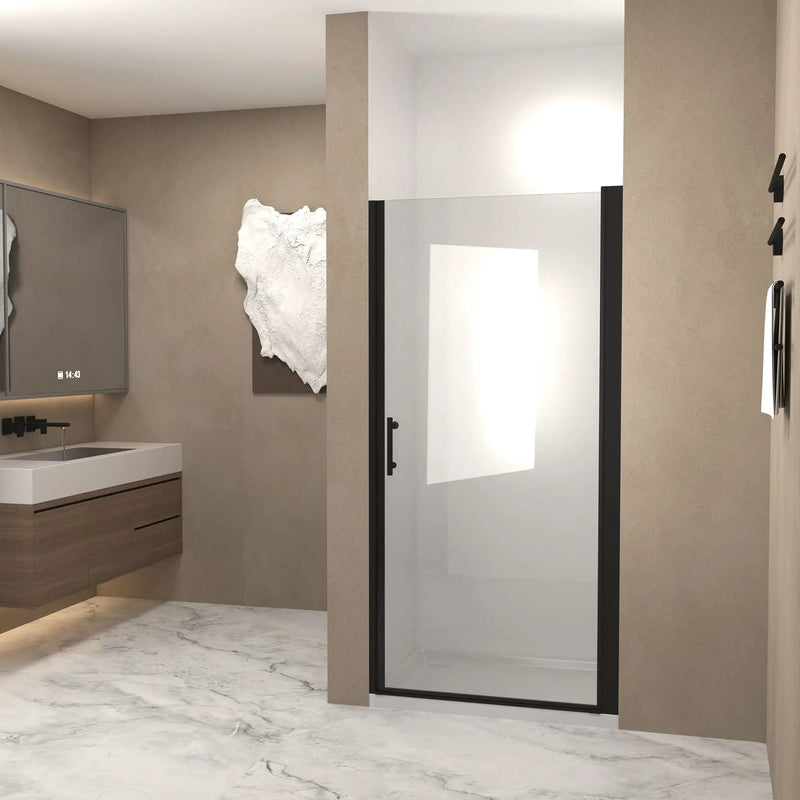 Shower Door With Glass And Explosion Proof Safety Film by HouseOfZazla