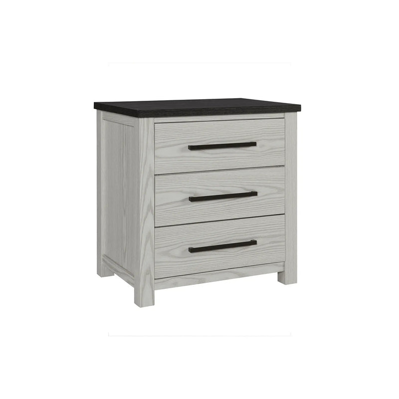 Avery - Nightstand With Top Spacious Drawers, Block Feet - Beige by Unique Piece Furniture