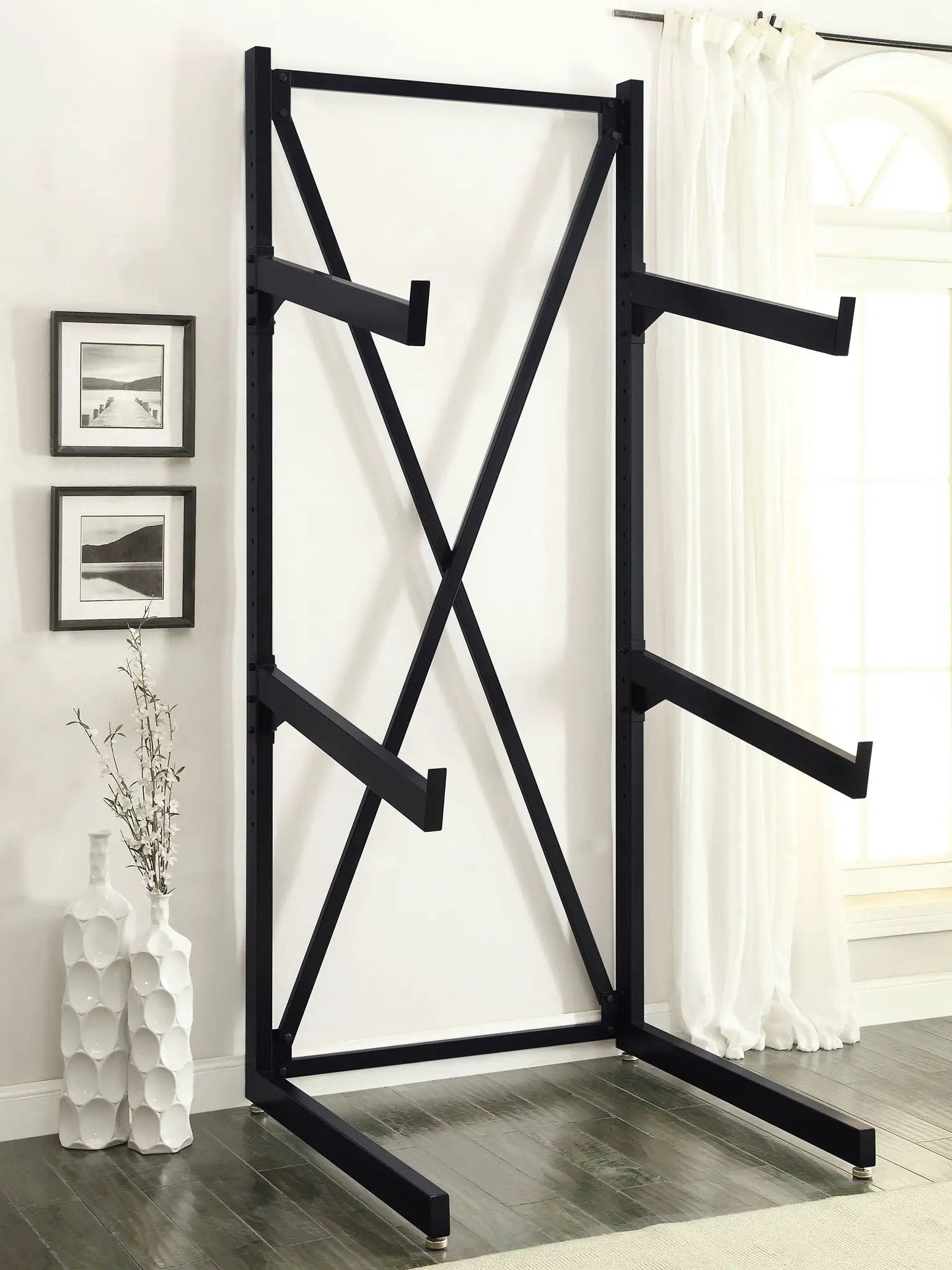 Duarto 3-tier Sofa Display Rack Black by Unique Piece Furniture