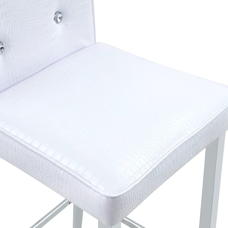 Bar Chairs & Crystal Clasp Design (Set of 2)