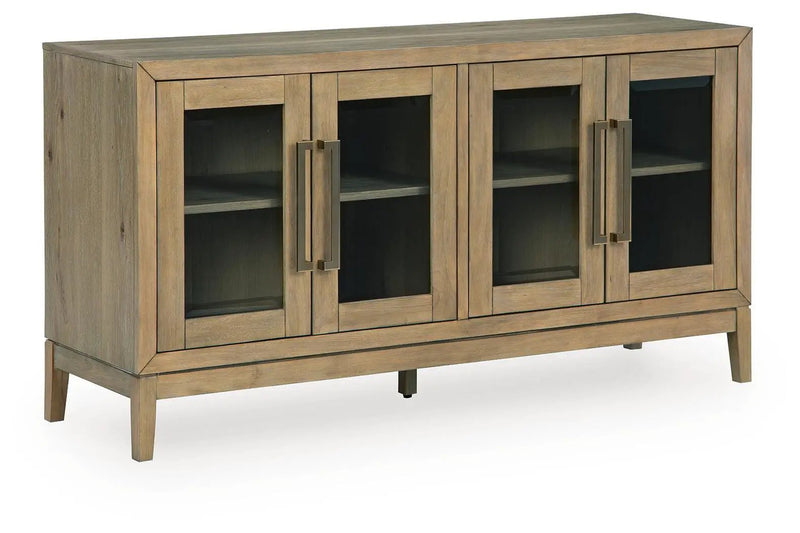 Lasinger - Dining Room Server - Light Brown by Unique Piece Furniture