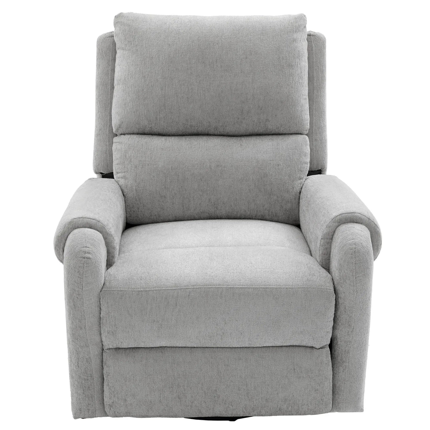 Manual Recliner Massage Chair With Swivel Rocker, 8 Massage Modes, Side Storage Pocket by HouseOfZazla