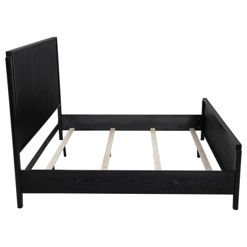 Ennis - Eastern King Bed - Black by HouseOfZazla