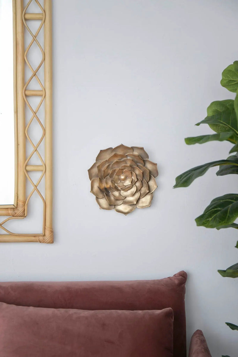 Succulent Wall Plaque Resin by HouseOfZazla