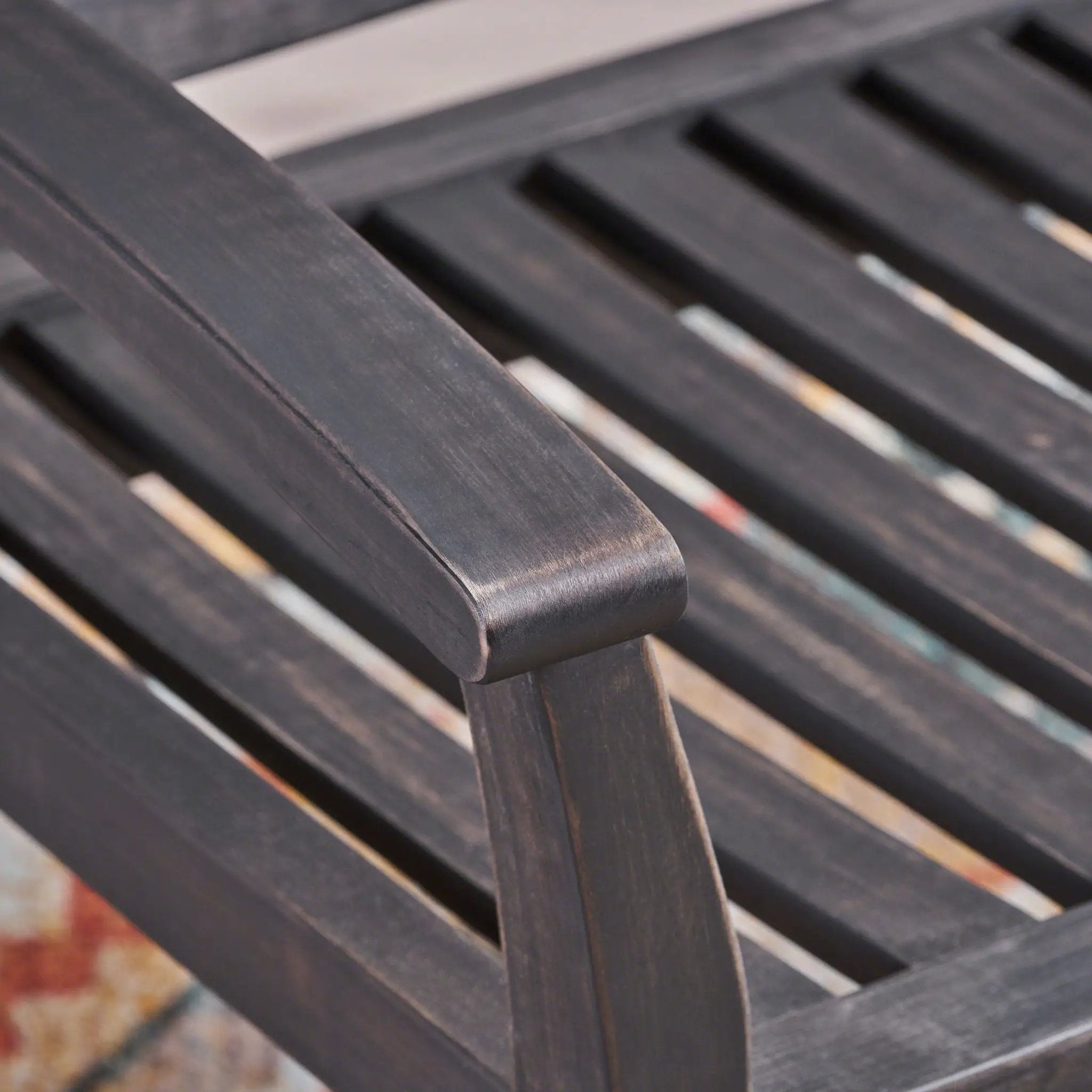 Baxter Rocking Loveseat - Dark Gray by HouseOfZazla