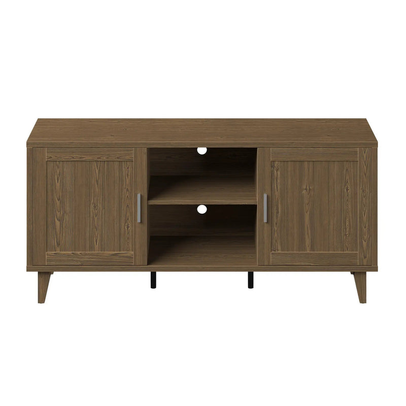Modern 60 Inch TV Stand in Classic Walnut Finish by HouseOfZazla