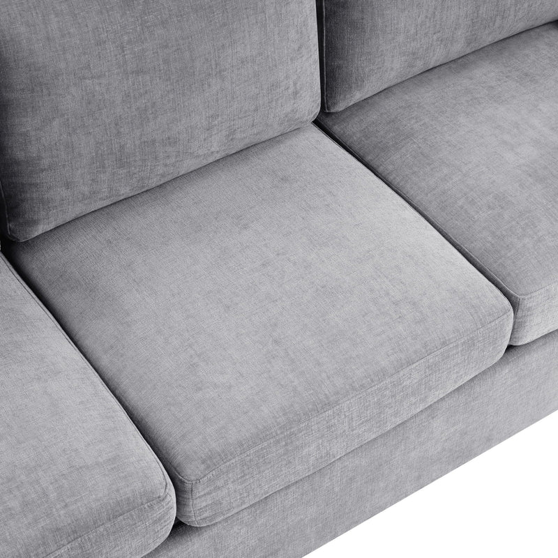 Modern 3 Seater Sofa With Curved Backrest by HouseOfZazla