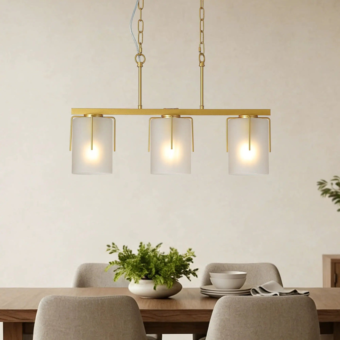 Adjustable Cylindrical Pendant Light by Unique Piece Furniture