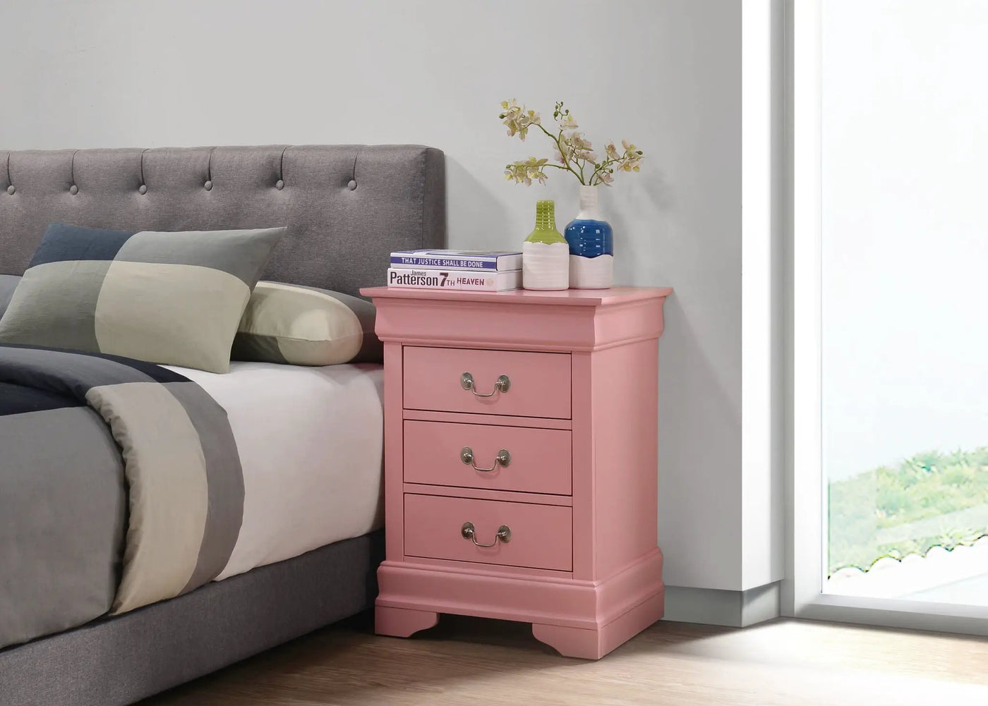 Louis Phillipe - Nightstand - Wood by Unique Piece Furniture