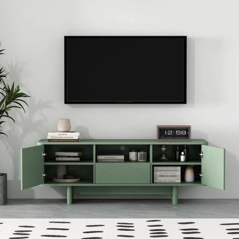 Ella - TV Stand With Adjustable Shelves by HouseOfZazla