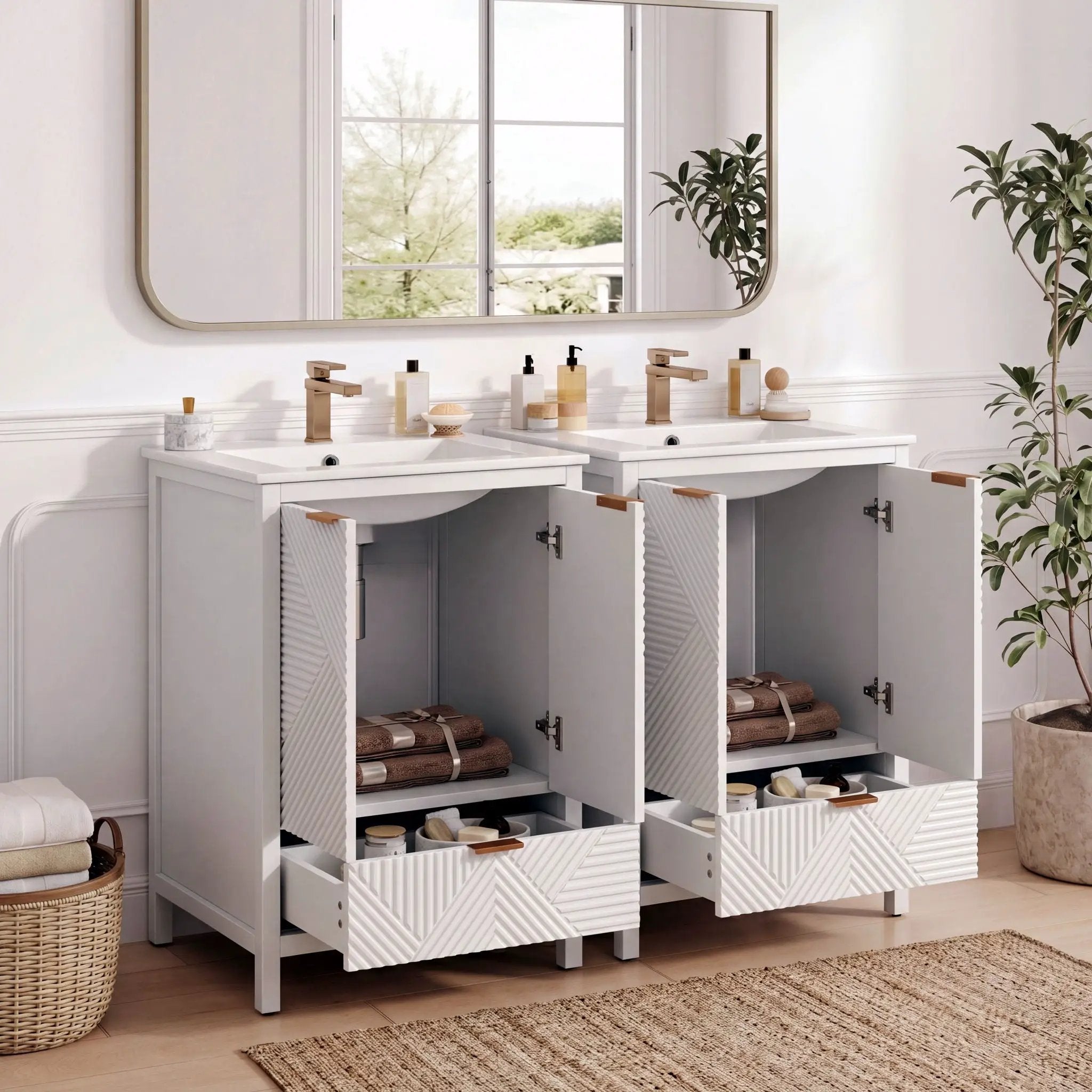 Modern Bathroom Vanity With Sink Combo by HouseOfZazla