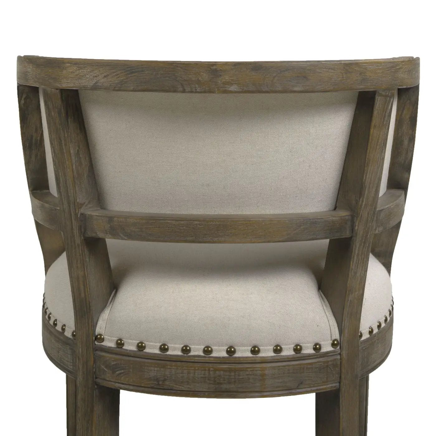 Paris - Farmhouse Counter Height Bar Stool With Backrest by HouseOfZazla