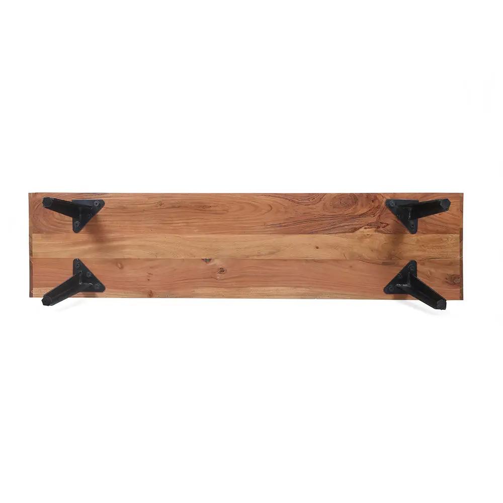 Asther - Acacia Wood TV Cabinet - Natural Wood / Brown by HouseOfZazla