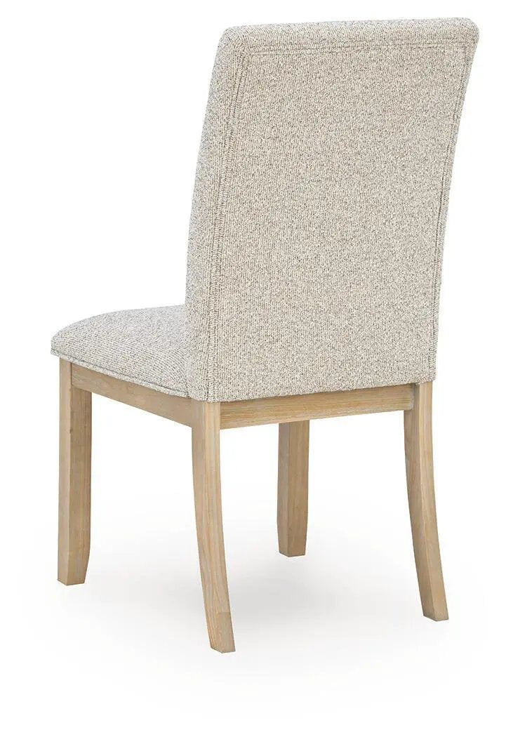 Lasinger - Dining Upholstered Side Chair (Set of 2) - Light Brown by Unique Piece Furniture