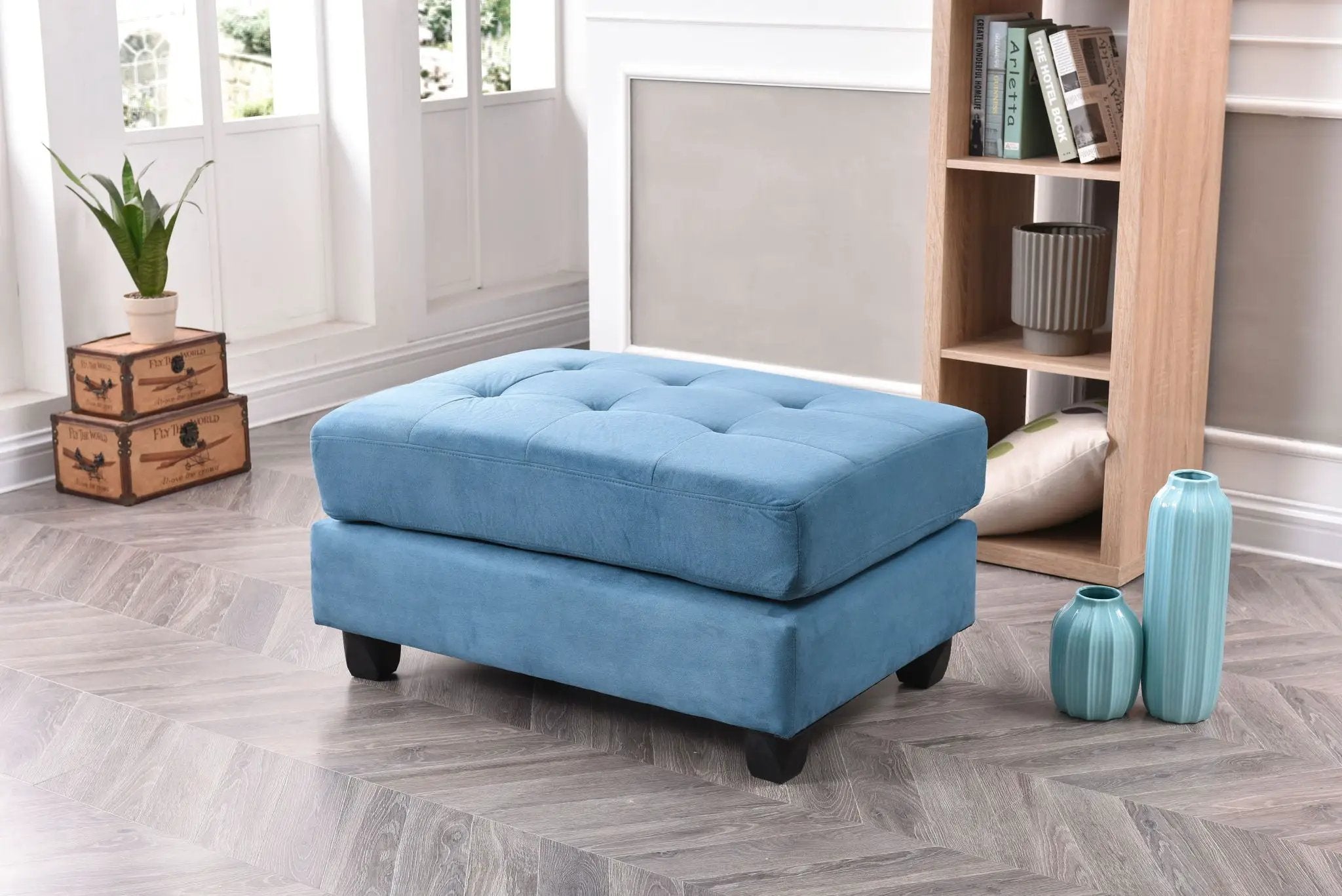 Chic Contemporary Ottoman by Unique Piece Furniture