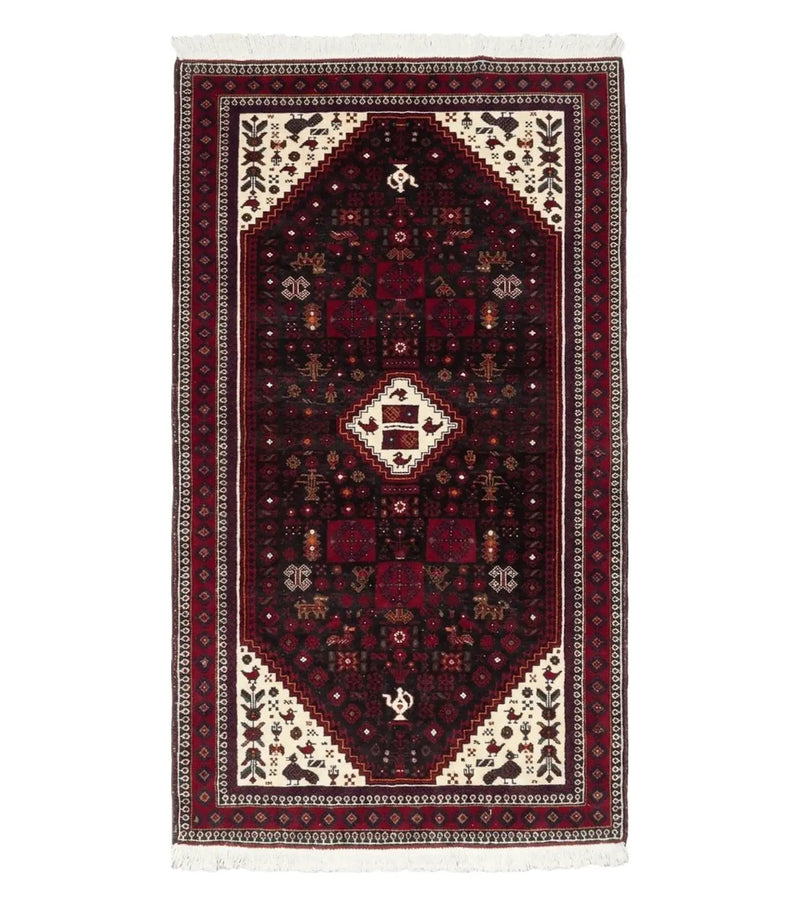4' X 7' Vintage Handmade Indian Jaipur Rug Bird Carpet by Jewel Rugs