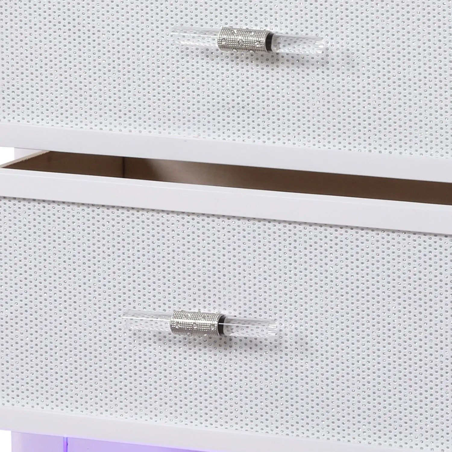 Opium - 2 Drawer Nightstand - White by HouseOfZazla
