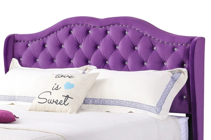 Upholstered Bed Transitional by Unique Piece Furniture