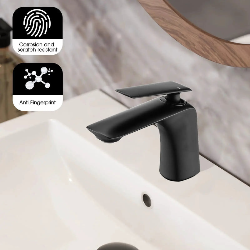 Single Hole Bathroom Sink Faucet with Pop Up Drain by HouseOfZazla