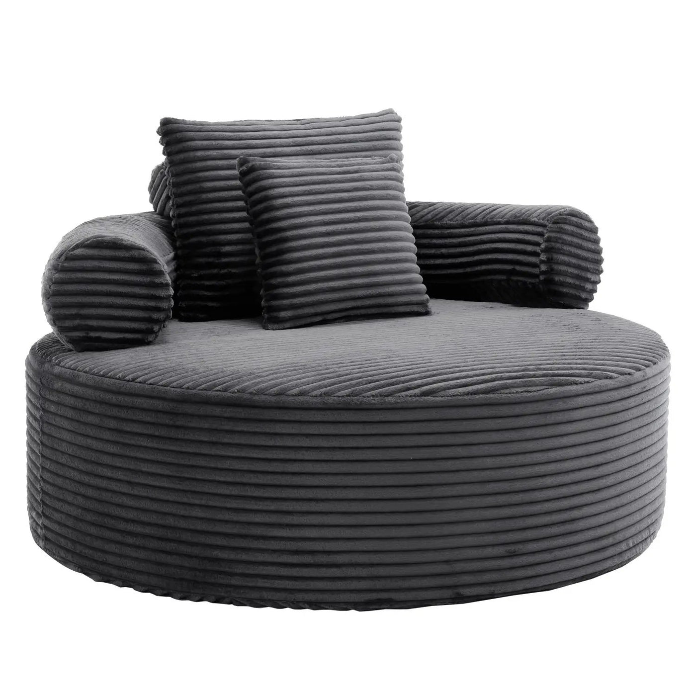 Round Sofa Bed With 3 Pillows For Living Room by HouseOfZazla