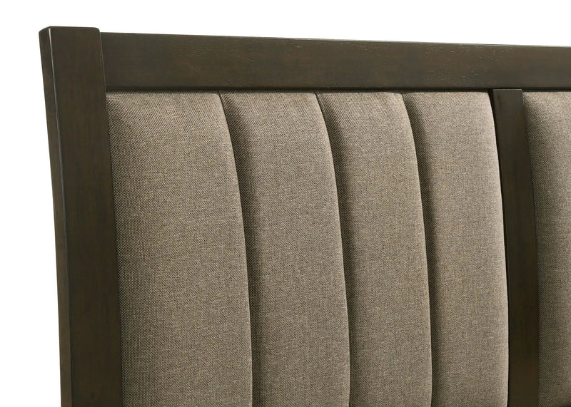 Wilkes 51-inch Upholstered California King Bed Dark Cocoa by Unique Piece Furniture