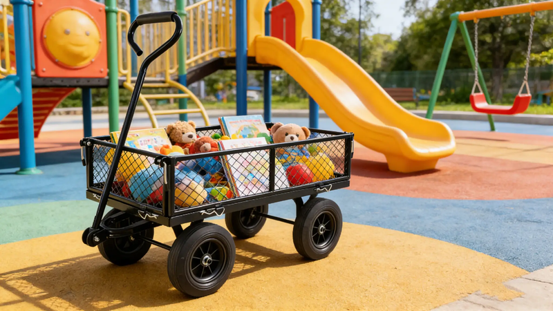 Solid Wheels Garden Cart Wagon by HouseOfZazla