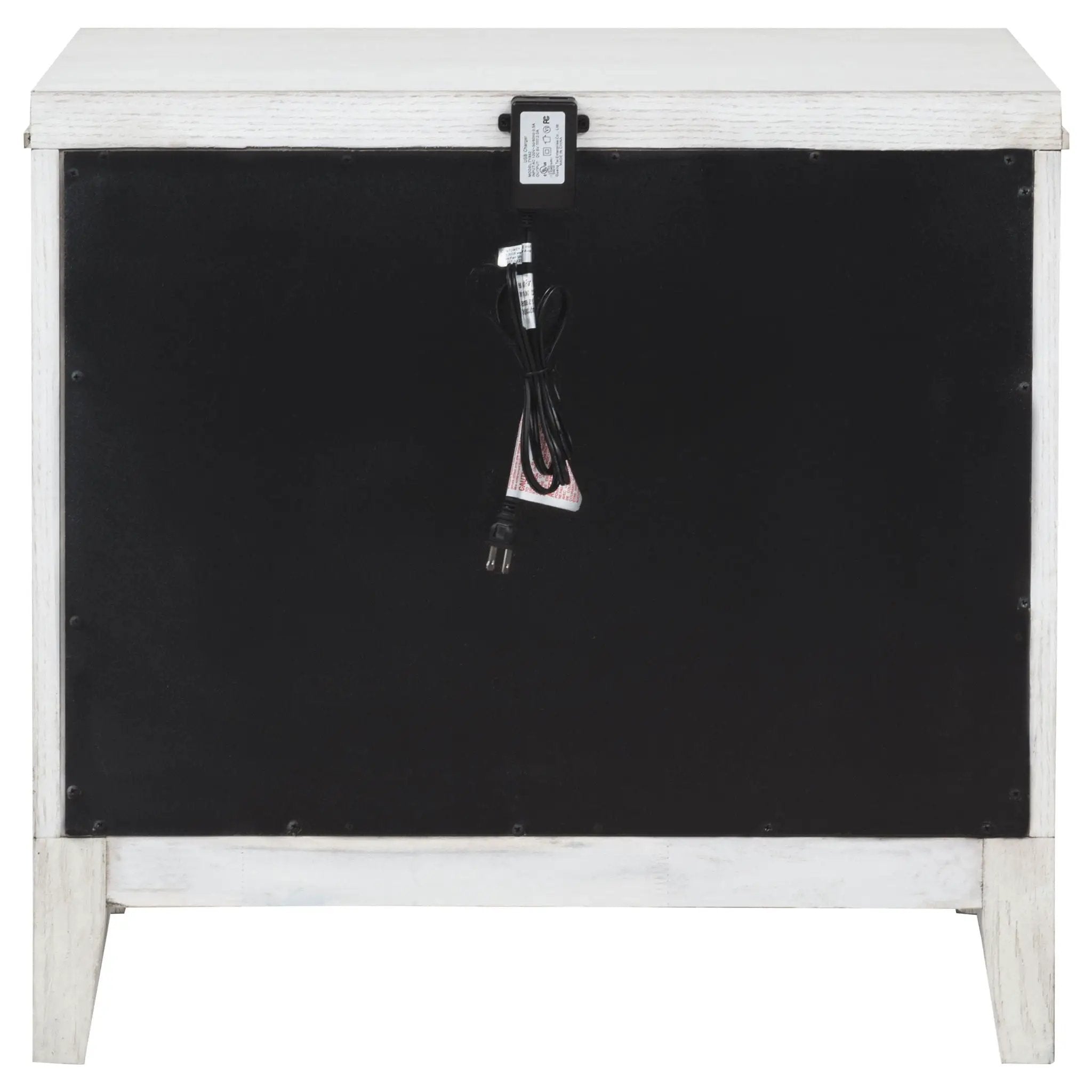 Marielle 2-drawer Nightstand Bedside Table Distressed White by Unique Piece Furniture