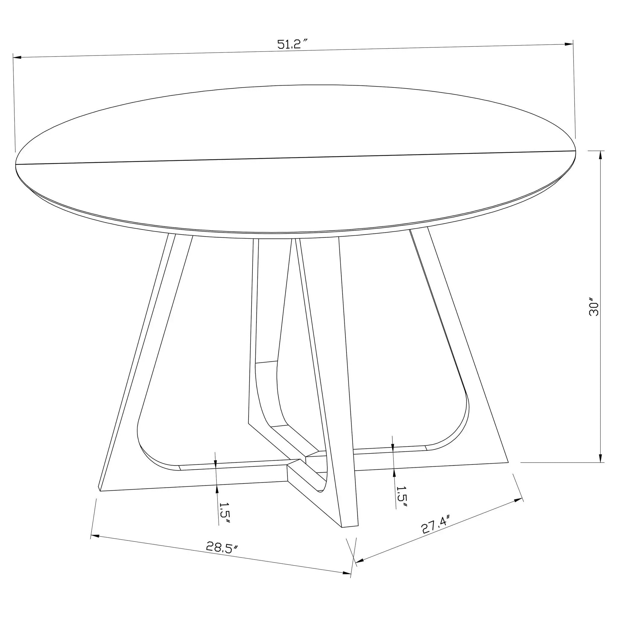Imani - Round Marble Dining Table - Gold by HouseOfZazla