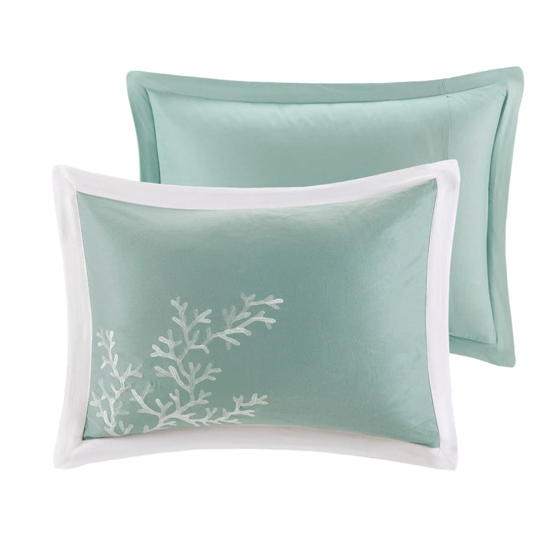 Duvet Cover Mini Set Aqua Full/Queen by HouseOfZazla
