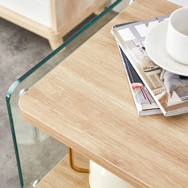 Modern 3 Layer Bedside Cabinet With Storage Function by HouseOfZazla