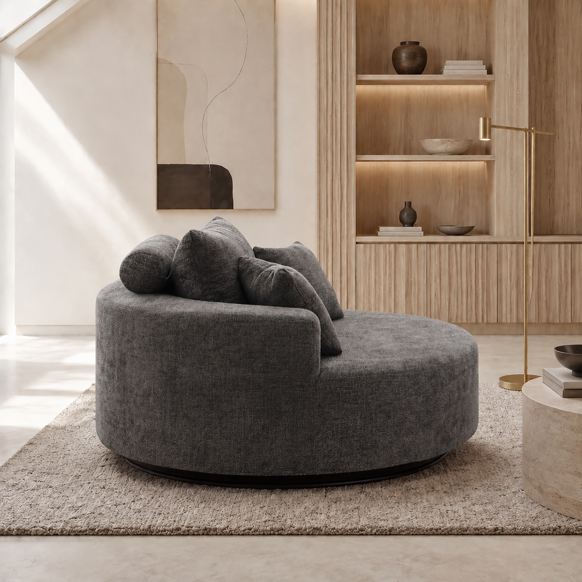 55-Inch Extra-Large Cloud-Shaped Sofa Chair by HouseOfZazla