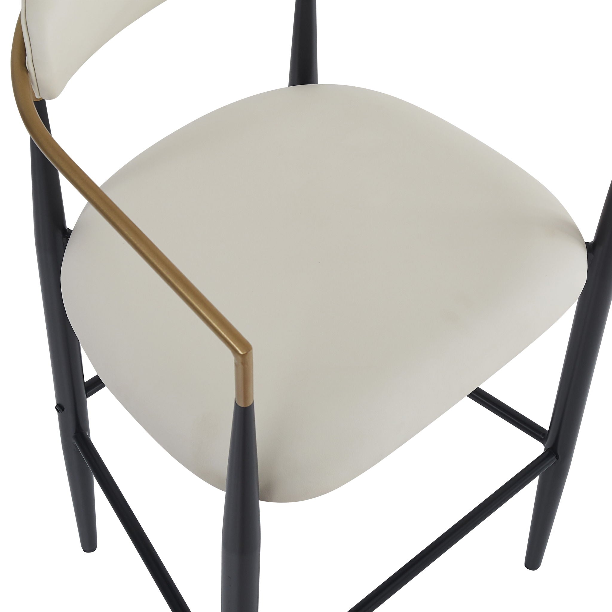 Upholstered Barstools With Back For Kitchen (Set of 2) by HouseOfZazla
