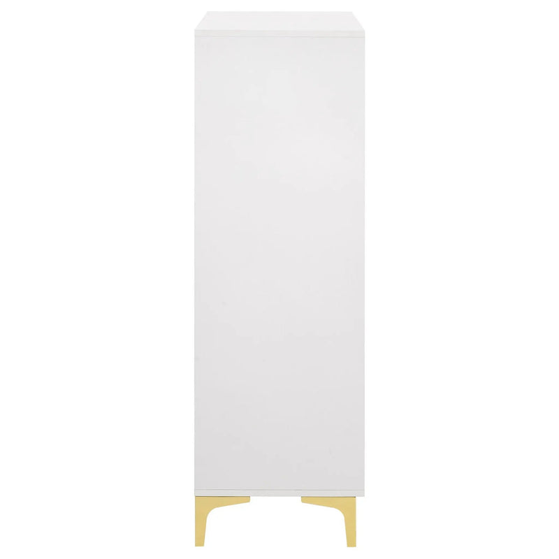 Karena - Rectangular 5 Drawer Chest - White