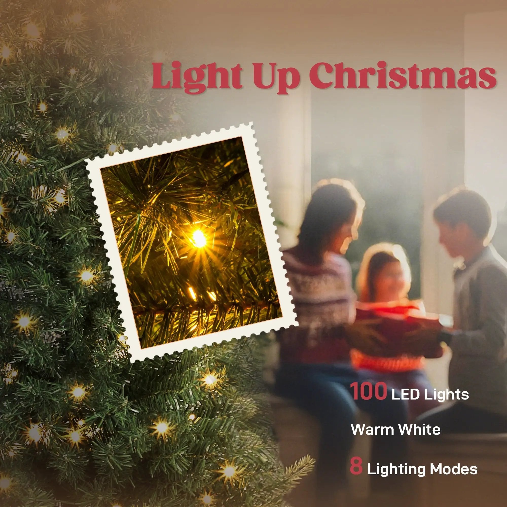 5 Ft Prelit Bent Top Christmas Tree with 300 LEDs and Metal Stand by HouseOfZazla