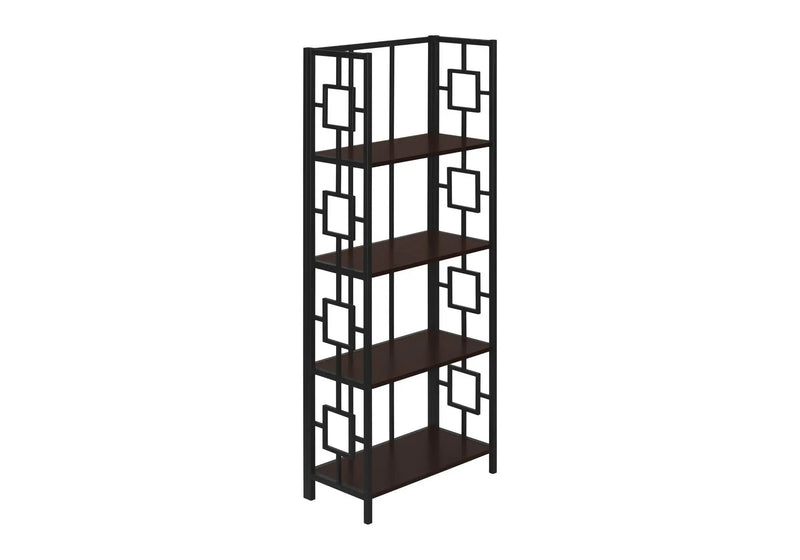 Bookshelf, Bookcase, Etagere, 4 Tier, For Office, Contemporary & Modern - Espresso by Unique Piece Furniture