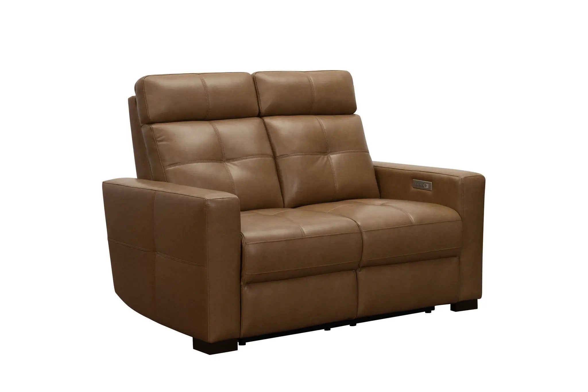 Cara - Loveseat With Power Recline, Power Headrest And Power Lumbar - Light Brown by Unique Piece Furniture