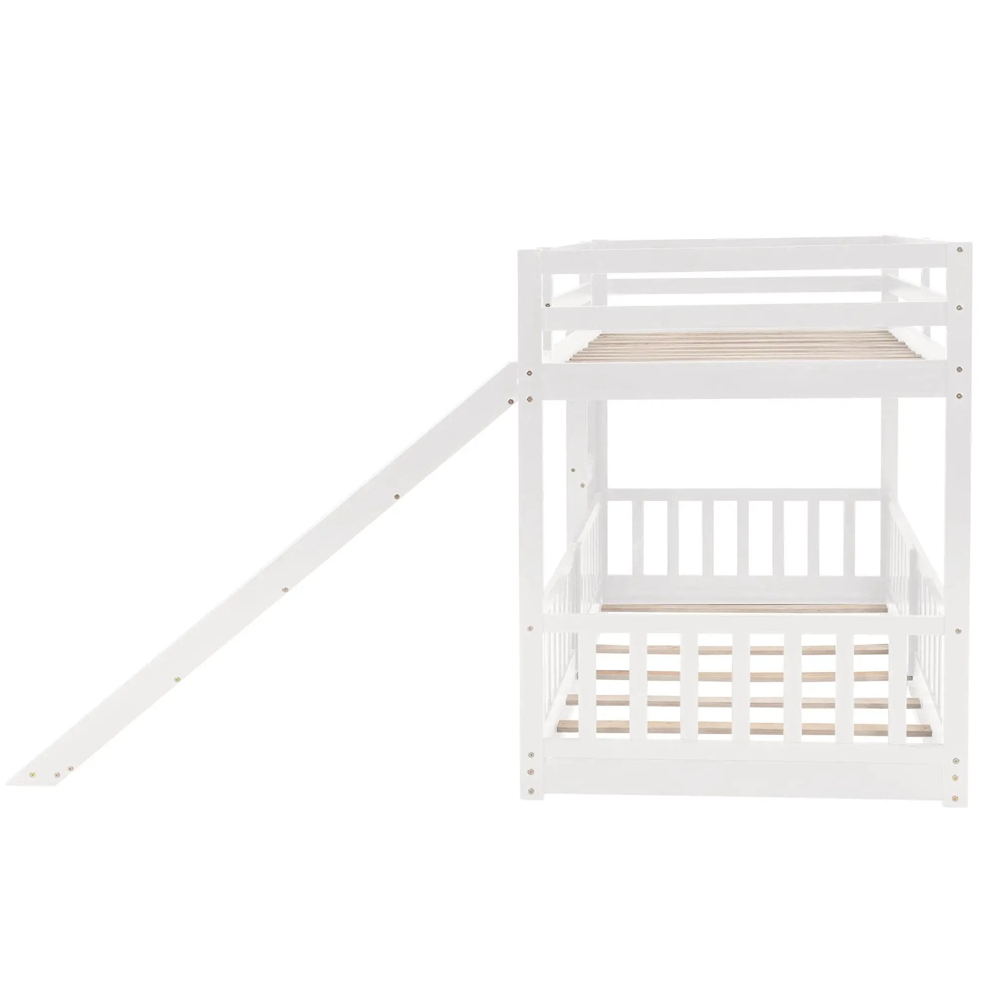 Functional Bunk Bed & Convertible Ladder And Slide by HouseOfZazla