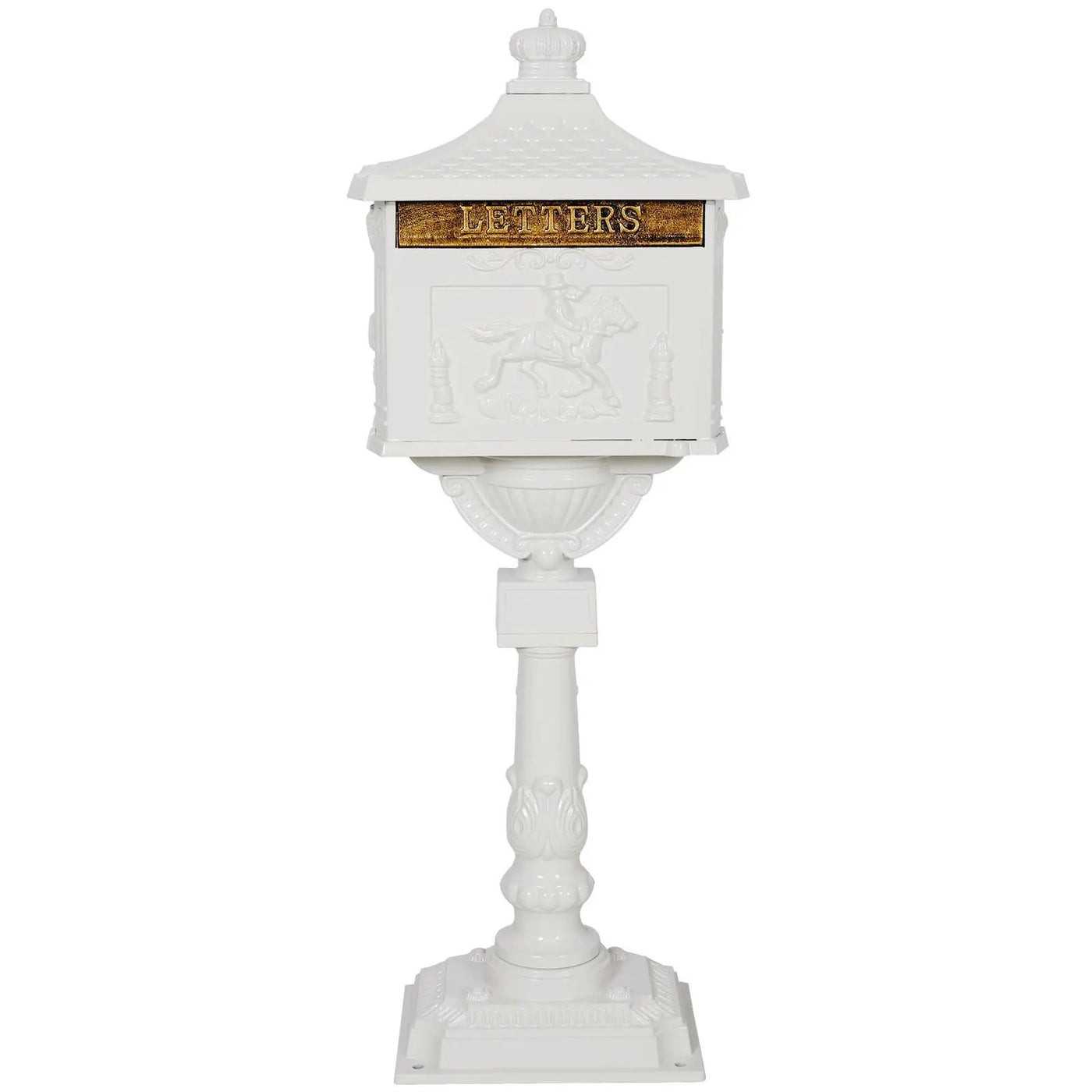 Cast Aluminum Mail Box, Postal Box, Mailbox by Unique Piece Furniture