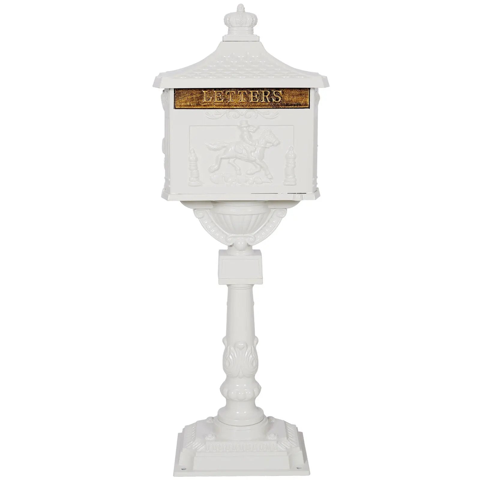 Cast Aluminum Mail Box, Postal Box, Mailbox by Unique Piece Furniture