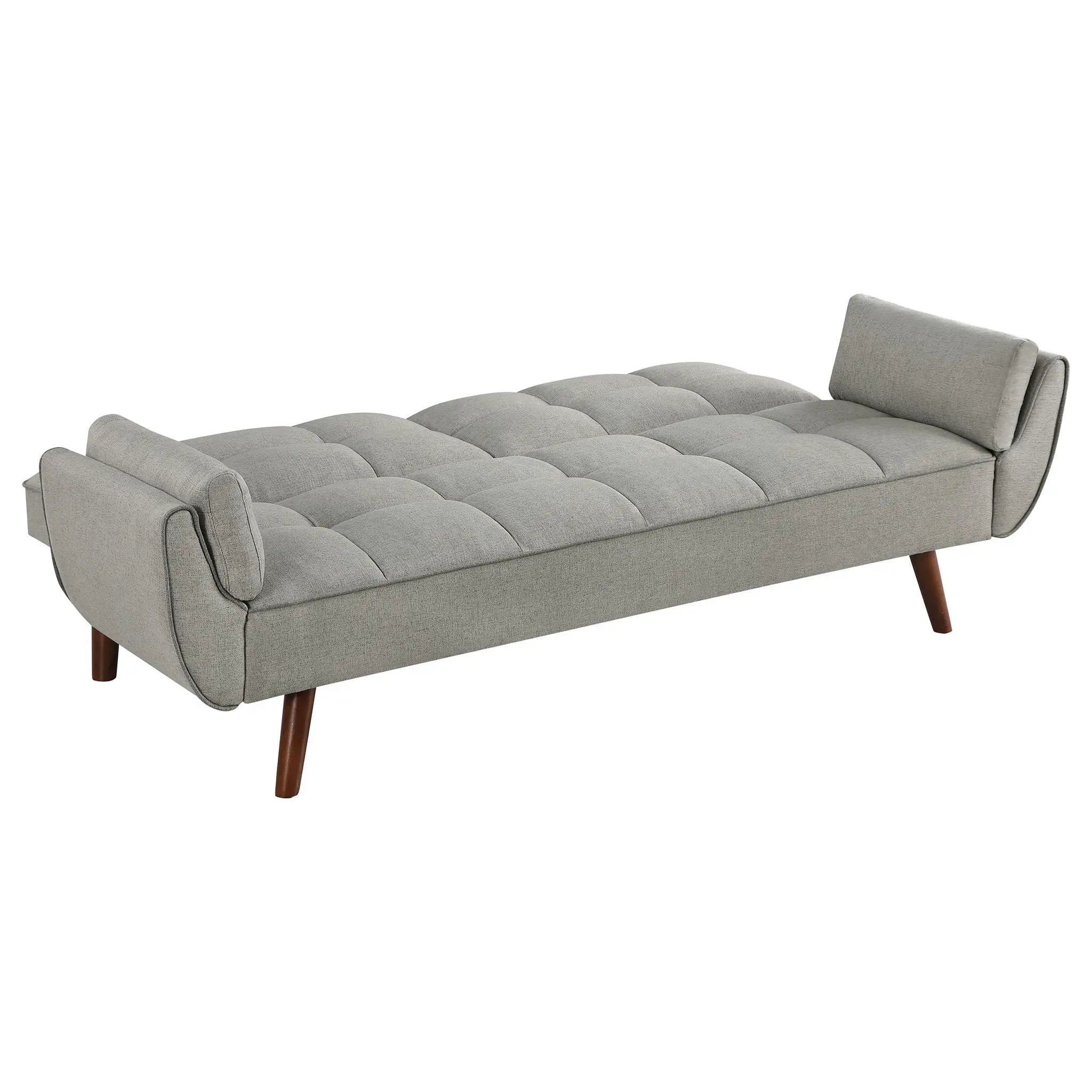 Caufield Upholstered Tufted Convertible Sofa Bed Grey by Unique Piece Furniture