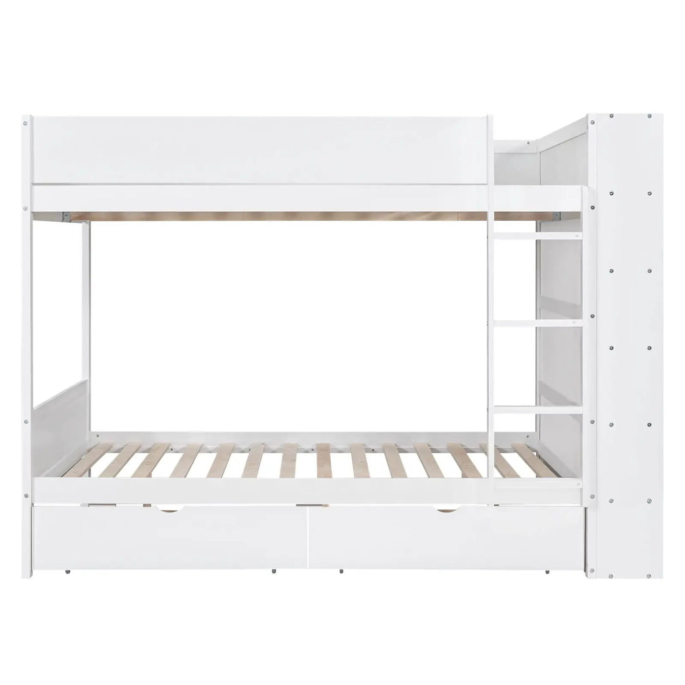 Bunk Bed With 2 Drawers And Multi Layer Cabinet by Unique Piece Furniture