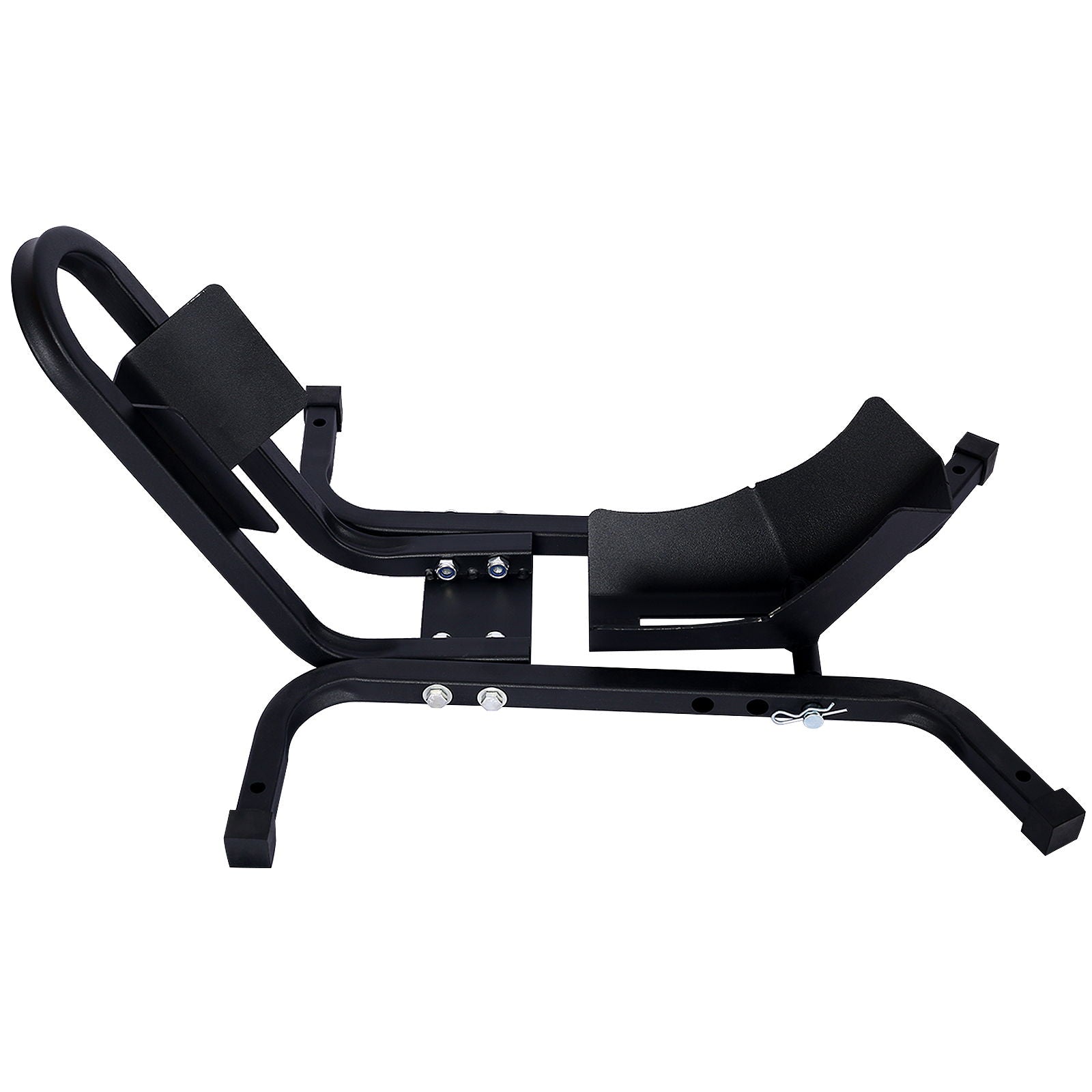 Heavy Duty Motorcycle Front Tire Chock For 17" 21" Wheels Stand 1200 Lbs Capacity - Black by HouseOfZazla