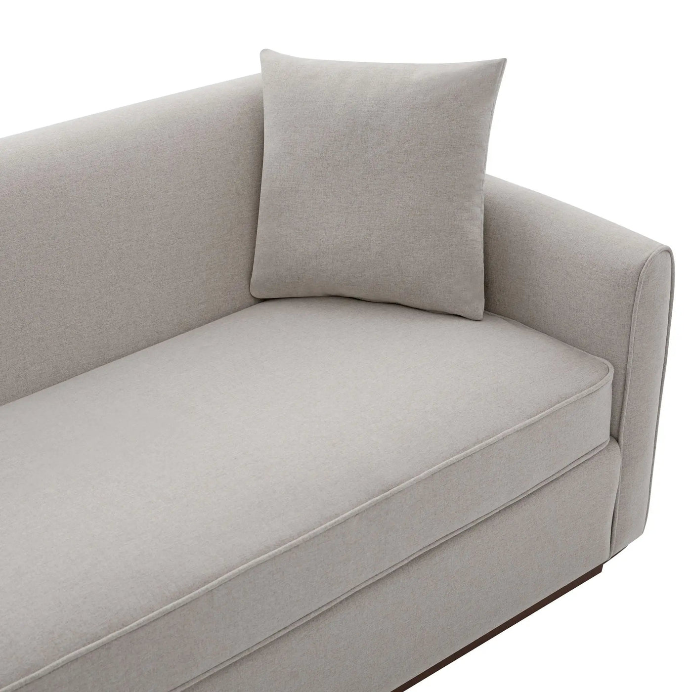 3 Seater Sofa With Wrap Around Armrests And Throw Pillows by HouseOfZazla