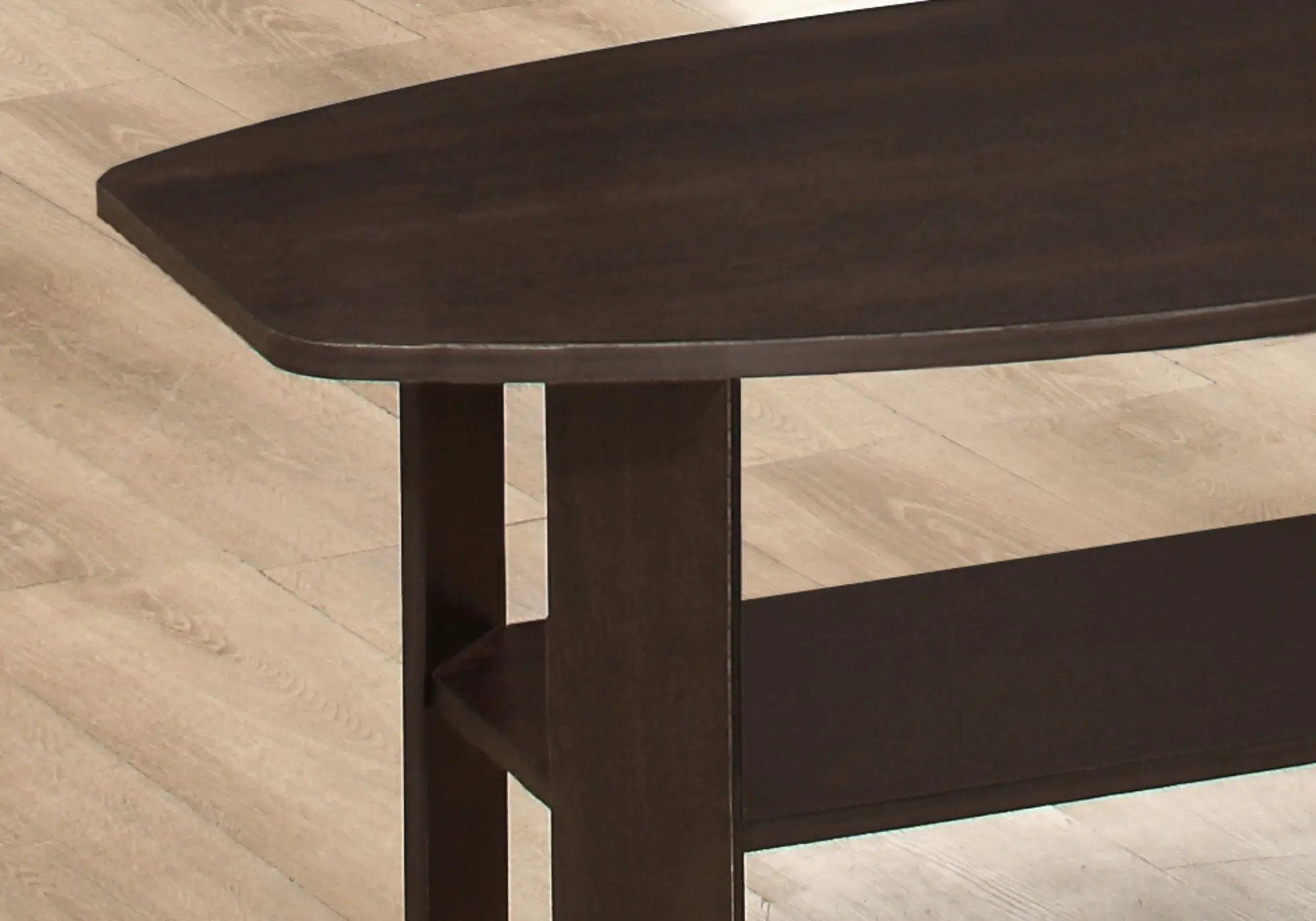 Table Set: Coffee, End, Side, Accent, Living Room, Transitional (Set of 3) - Espresso by Unique Piece Furniture