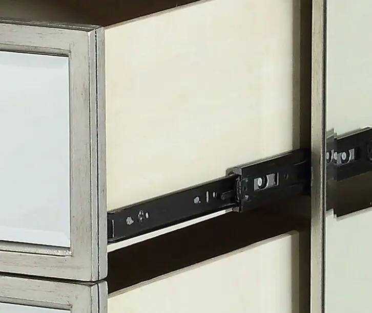 Varian - Mirrored Nightstand - Silver by Unique Piece Furniture