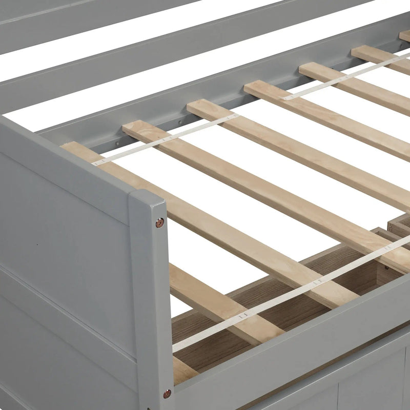 Wooden Daybed, Sofa Bed, No Box Spring Needed by HouseOfZazla